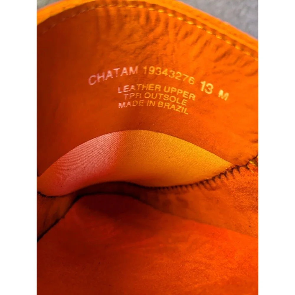 Steve Madden Chatham Orange Nubuck Driving Loafers Men’s Size 13 NIB